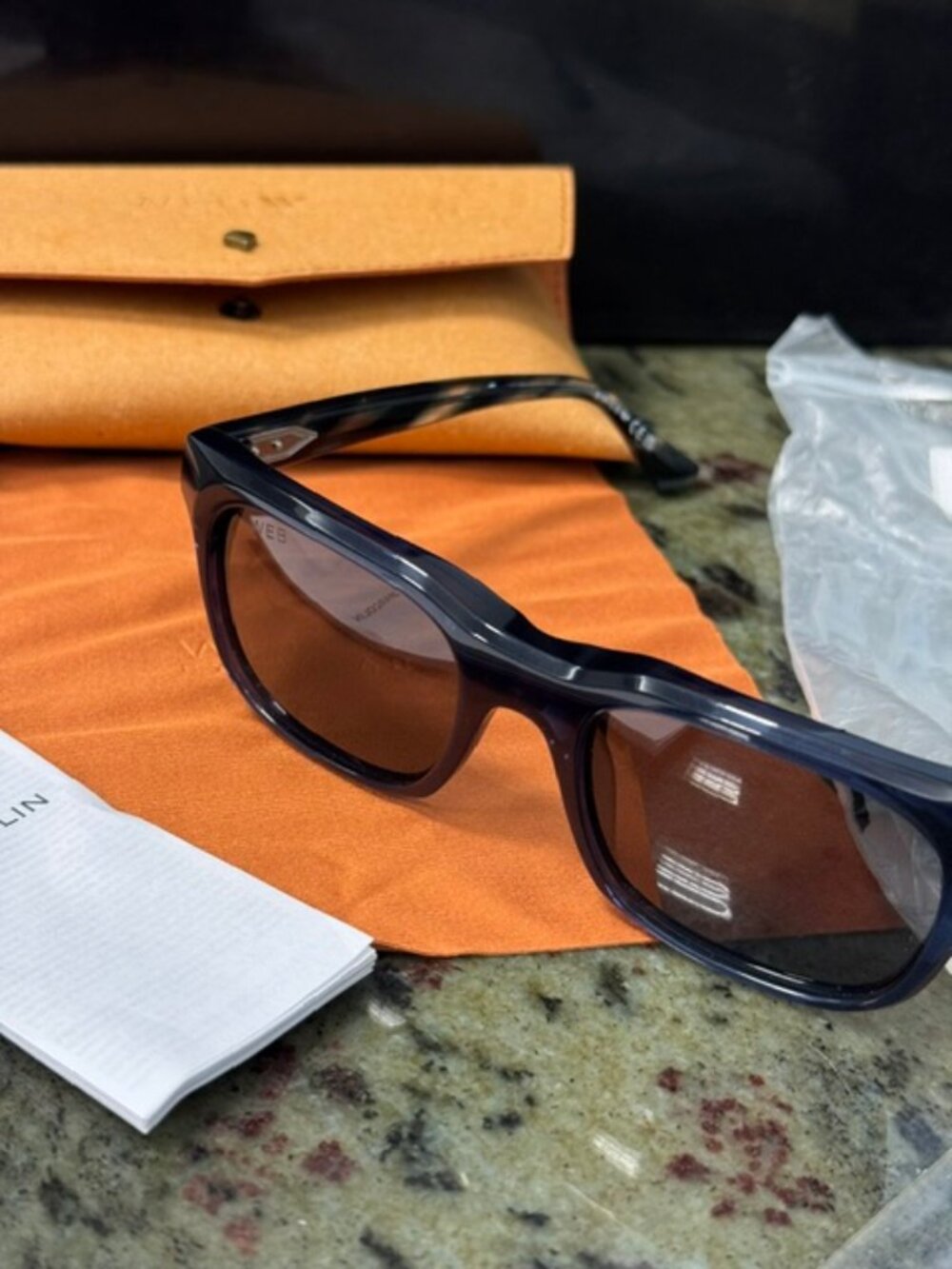 Web Sunglasses Men's WE0336 90A Blue/Smoke 53-20-150 - New W/Case